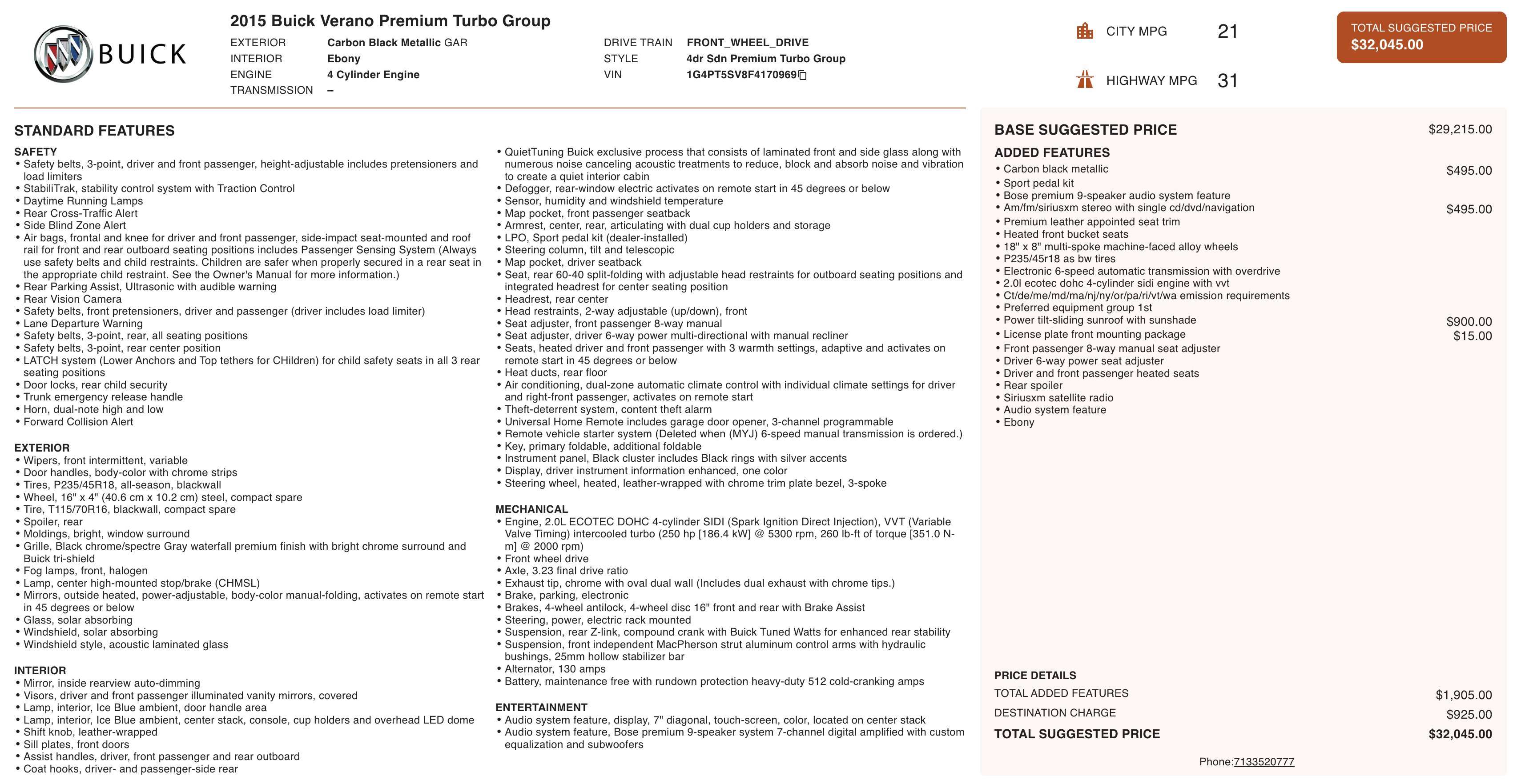 2015 Buick Verano Premium