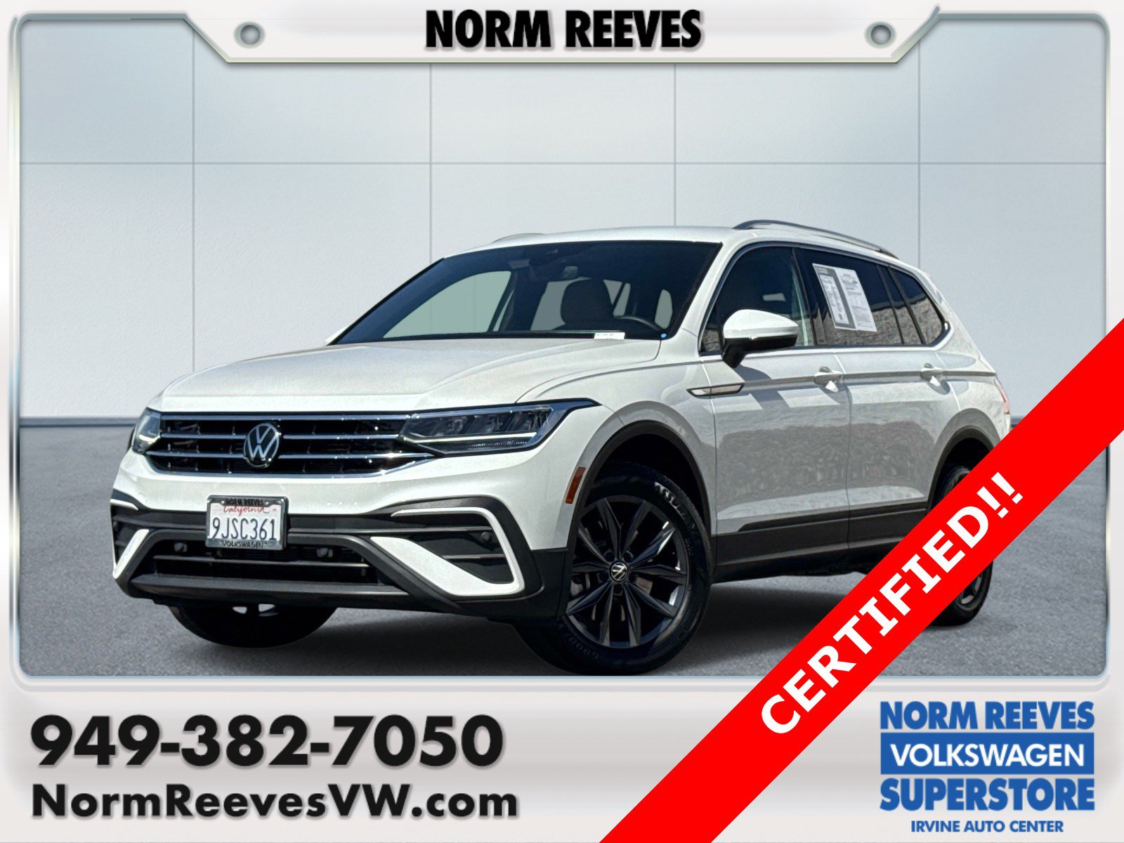 Certified 2023 Volkswagen Tiguan SE