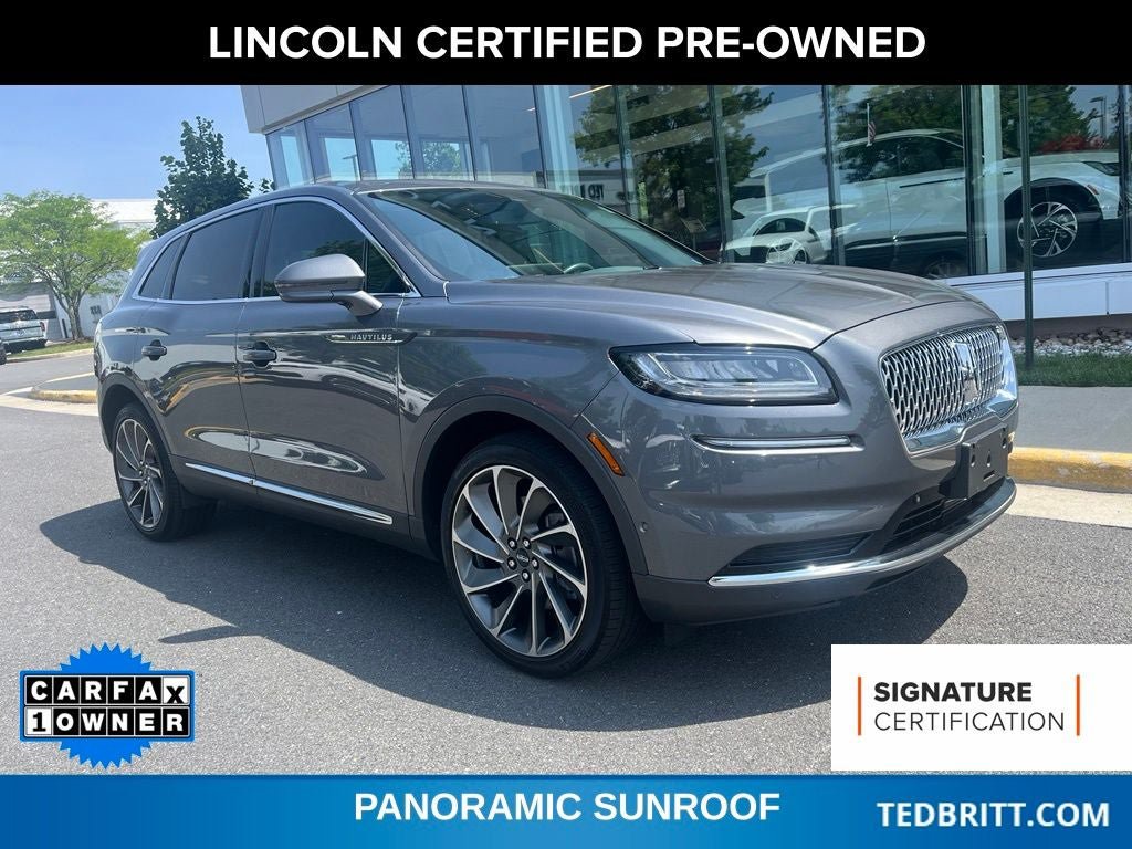 Certified 2023 Lincoln Nautilus Reserve w/ Equipment Group 201A