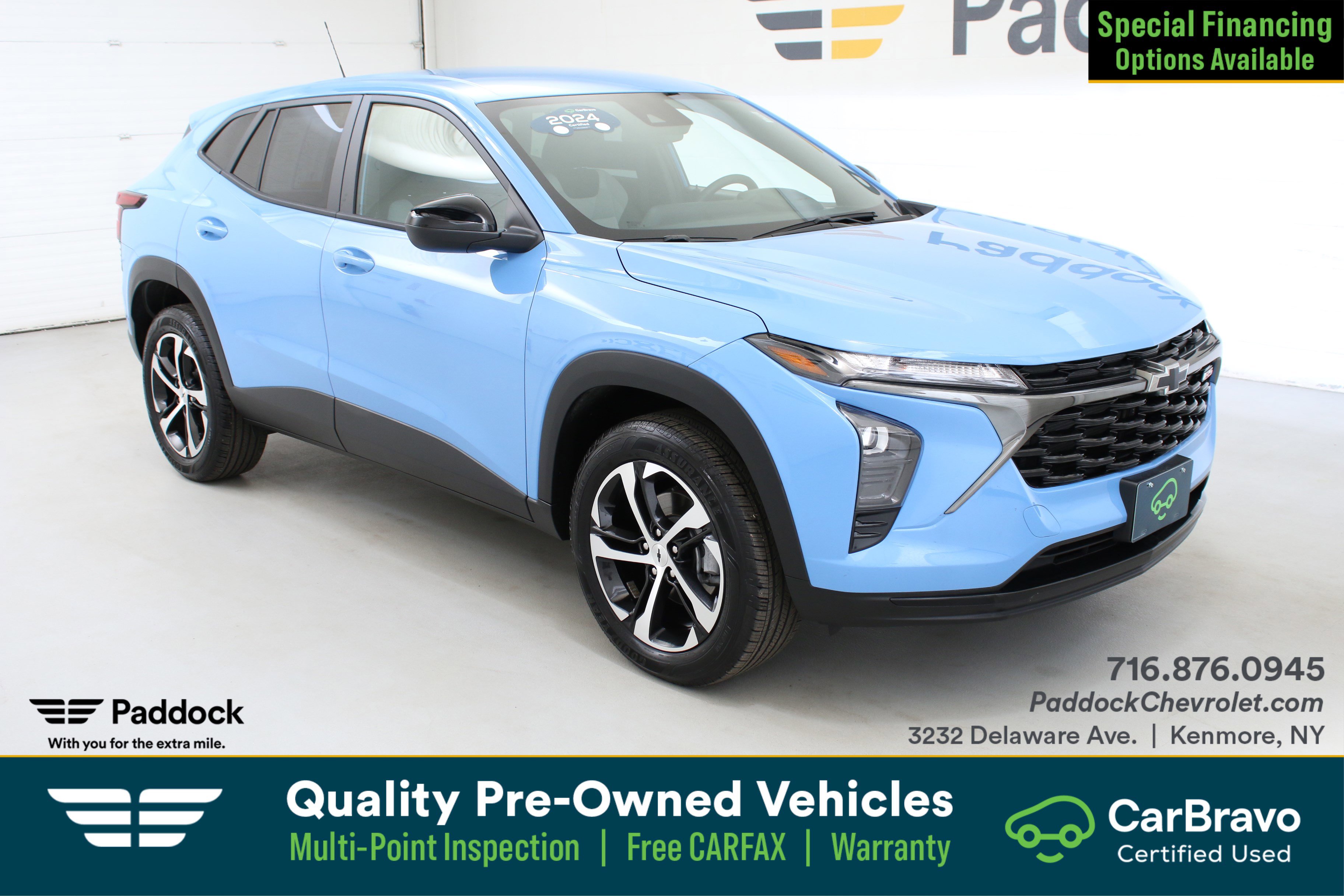 Certified 2024 Chevrolet Trax RS w/ Driver Confidence Package