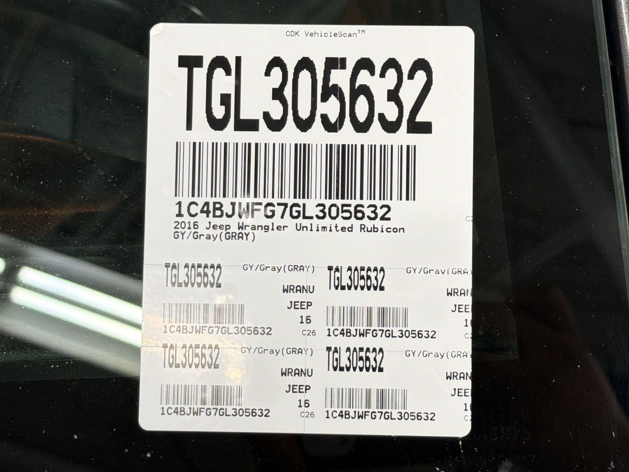 2016 Jeep Wrangler Unlimited Rubicon