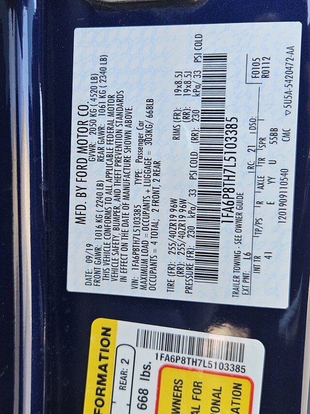 2020 Ford Mustang Premium