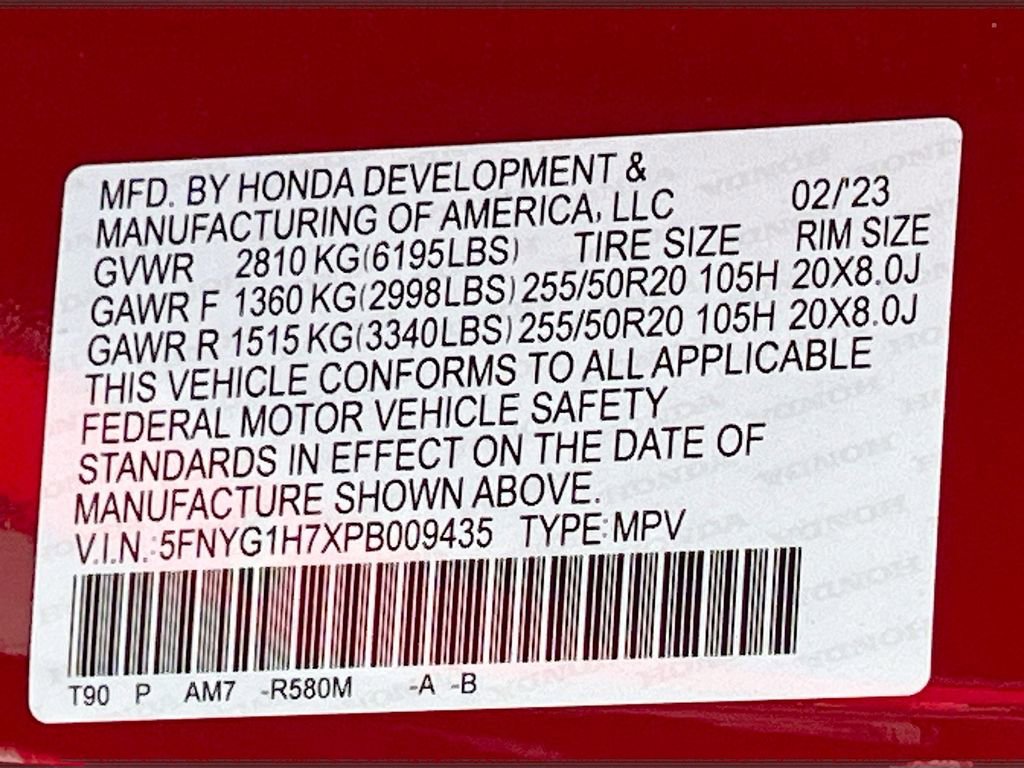 2023 Honda Pilot Touring