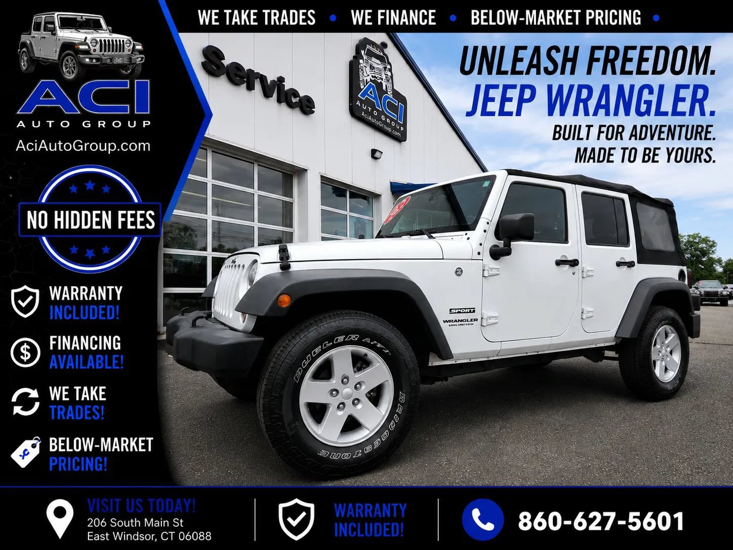 Used 2017 Jeep Wrangler Unlimited Sport w/ Quick Order Package 24S