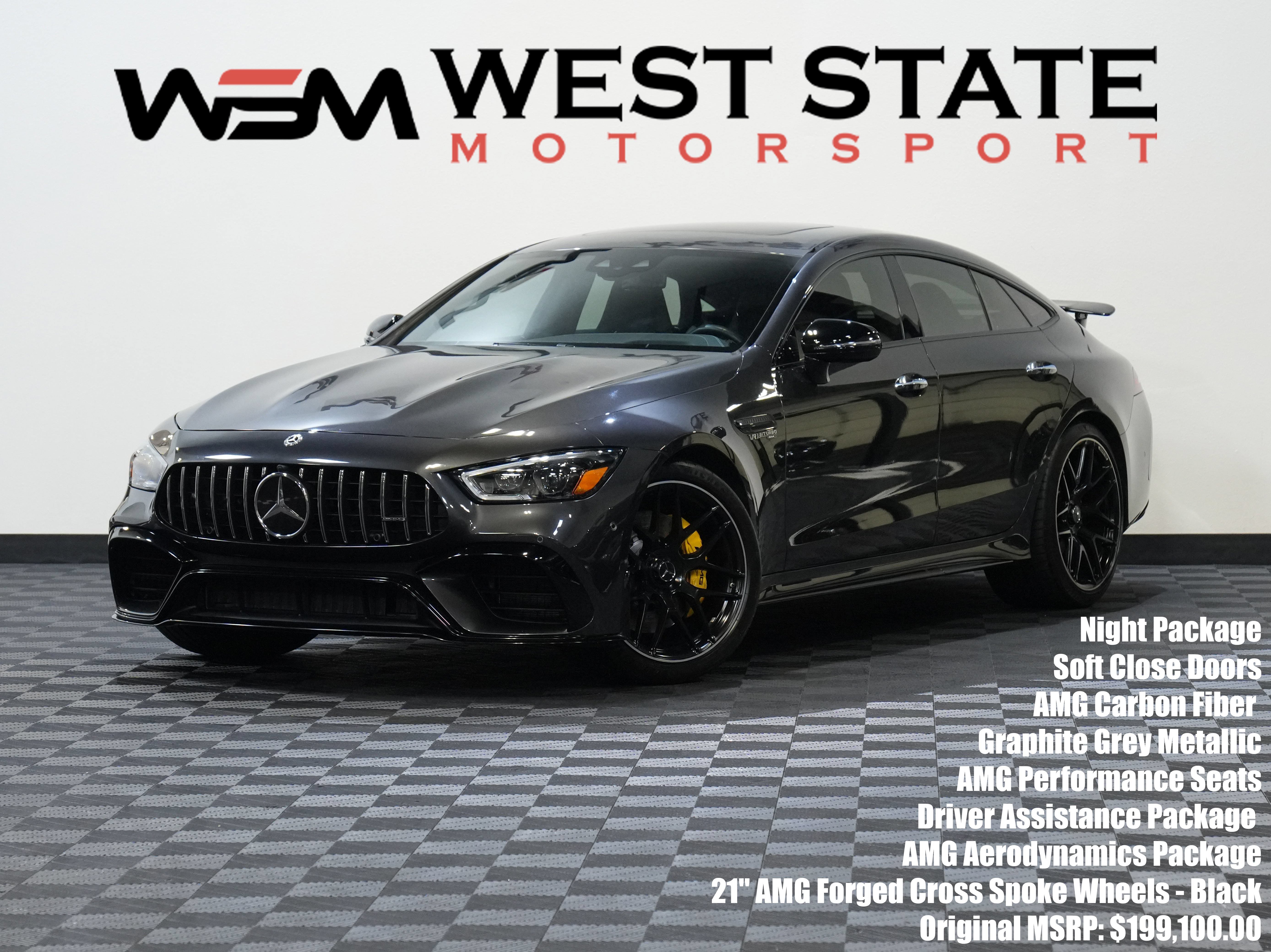 Used 2019 Mercedes-Benz AMG GT 63 S