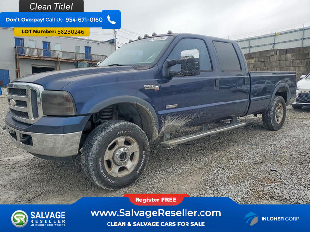 Used 2005 Ford F250 4x4 Crew Cab Super Duty