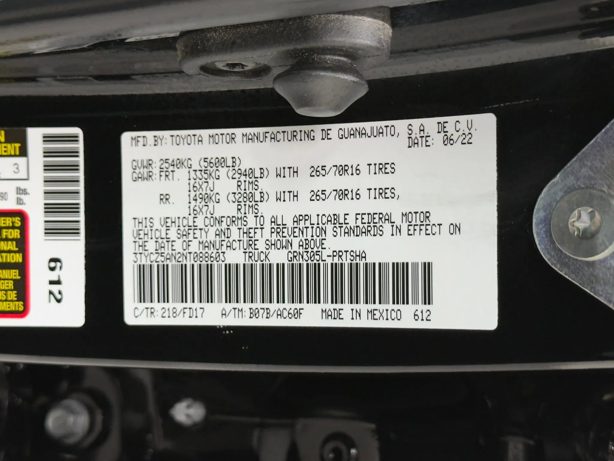 2022 Toyota Tacoma TRD Off-Road