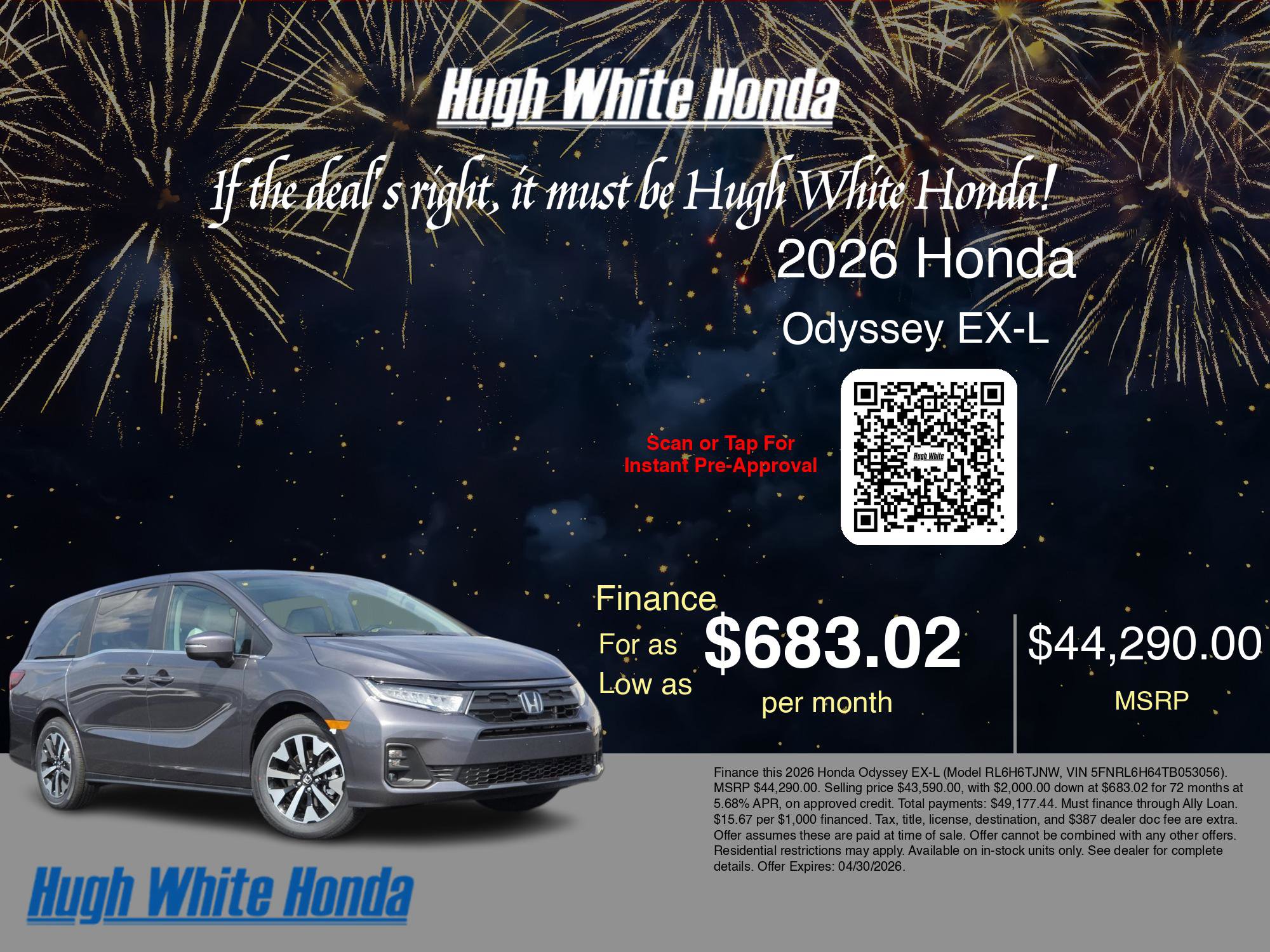 2026 Honda Odyssey EX-L