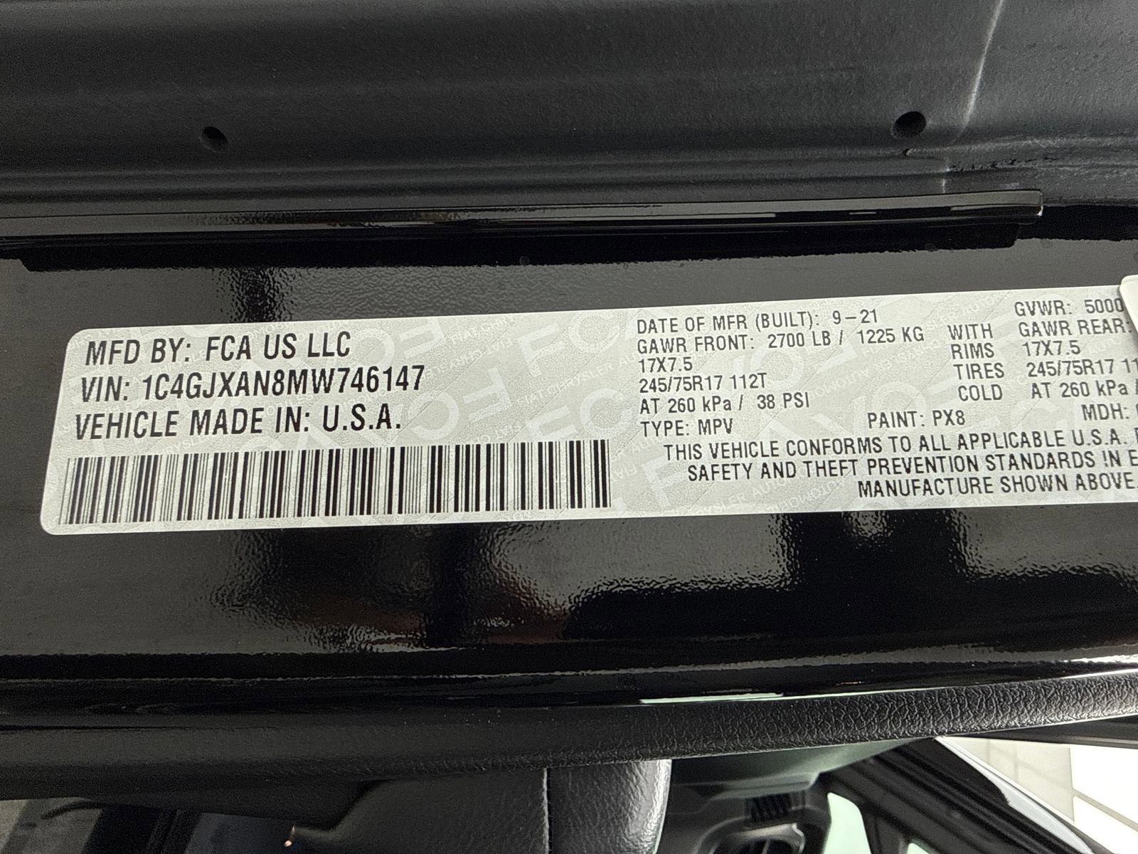 2021 Jeep Wrangler Sport S