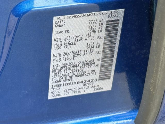 2025 Nissan Frontier PRO-4X