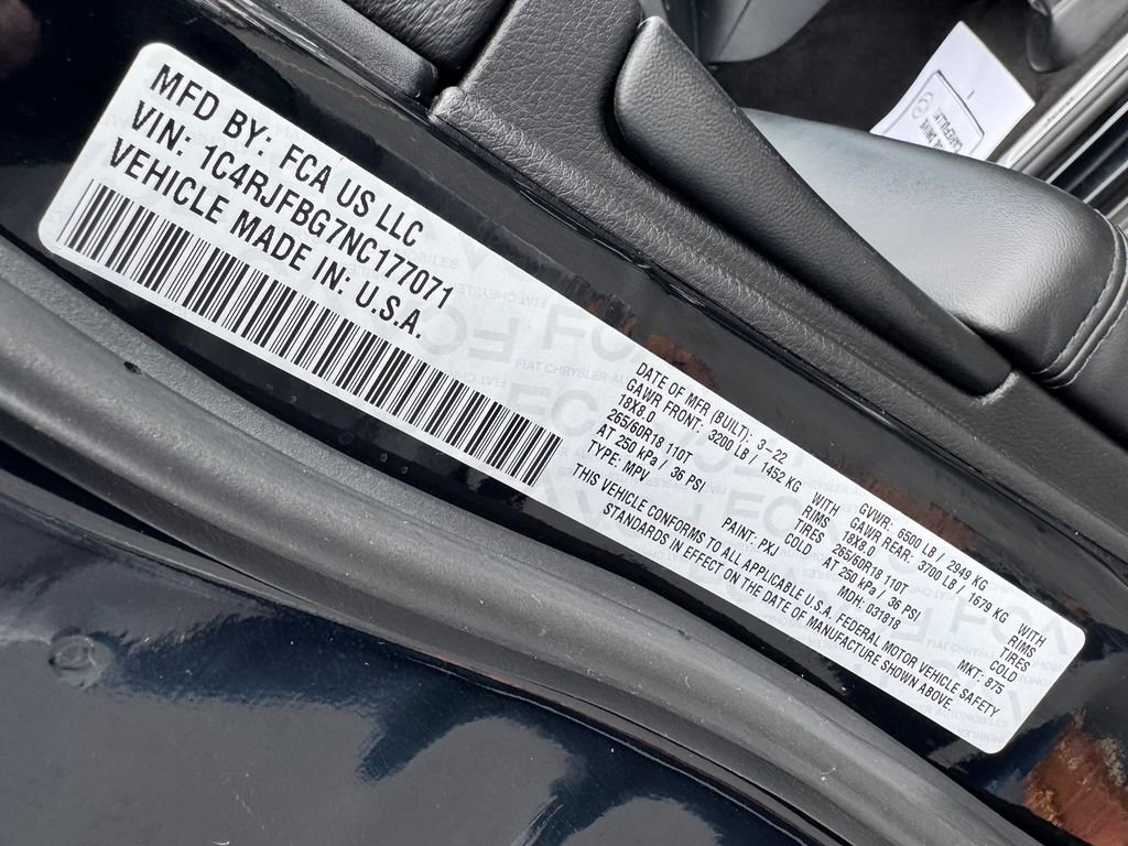 2022 Jeep Grand Cherokee Limited