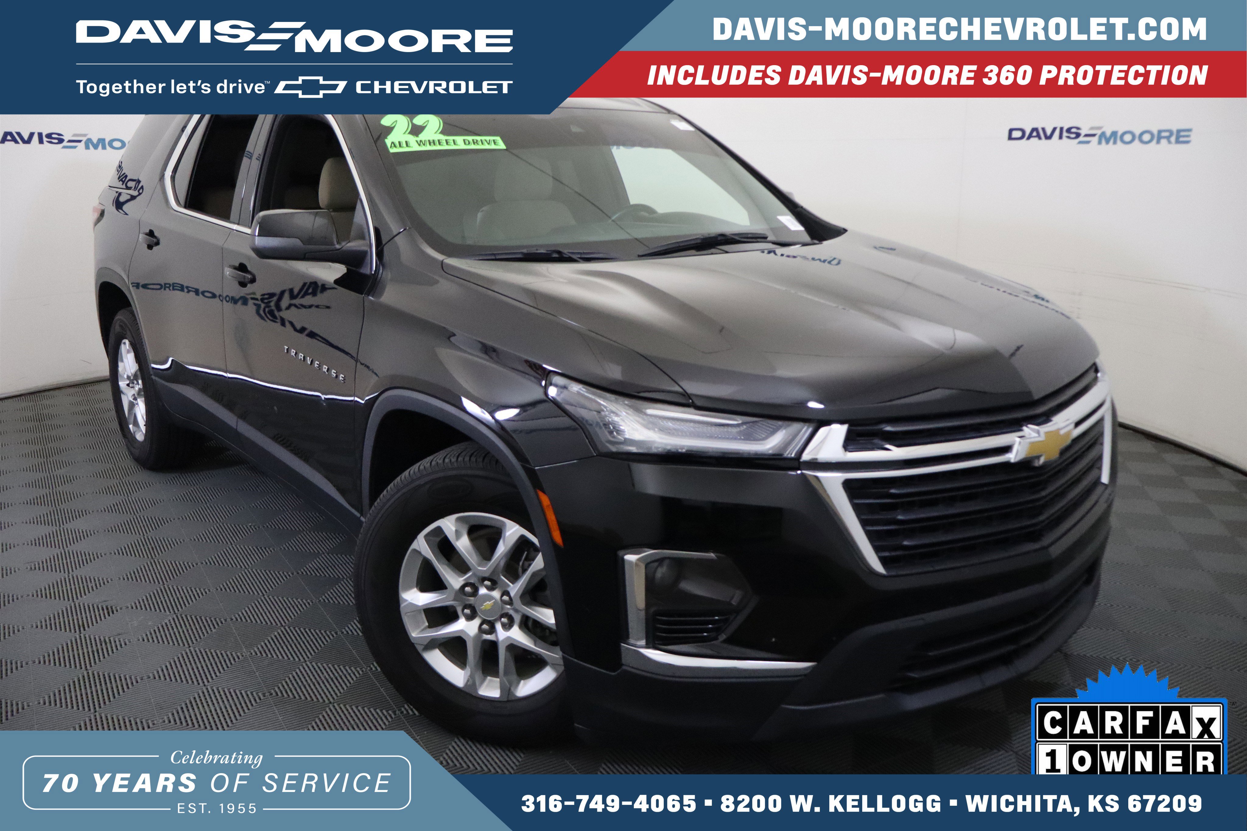 Used 2022 Chevrolet Traverse LS