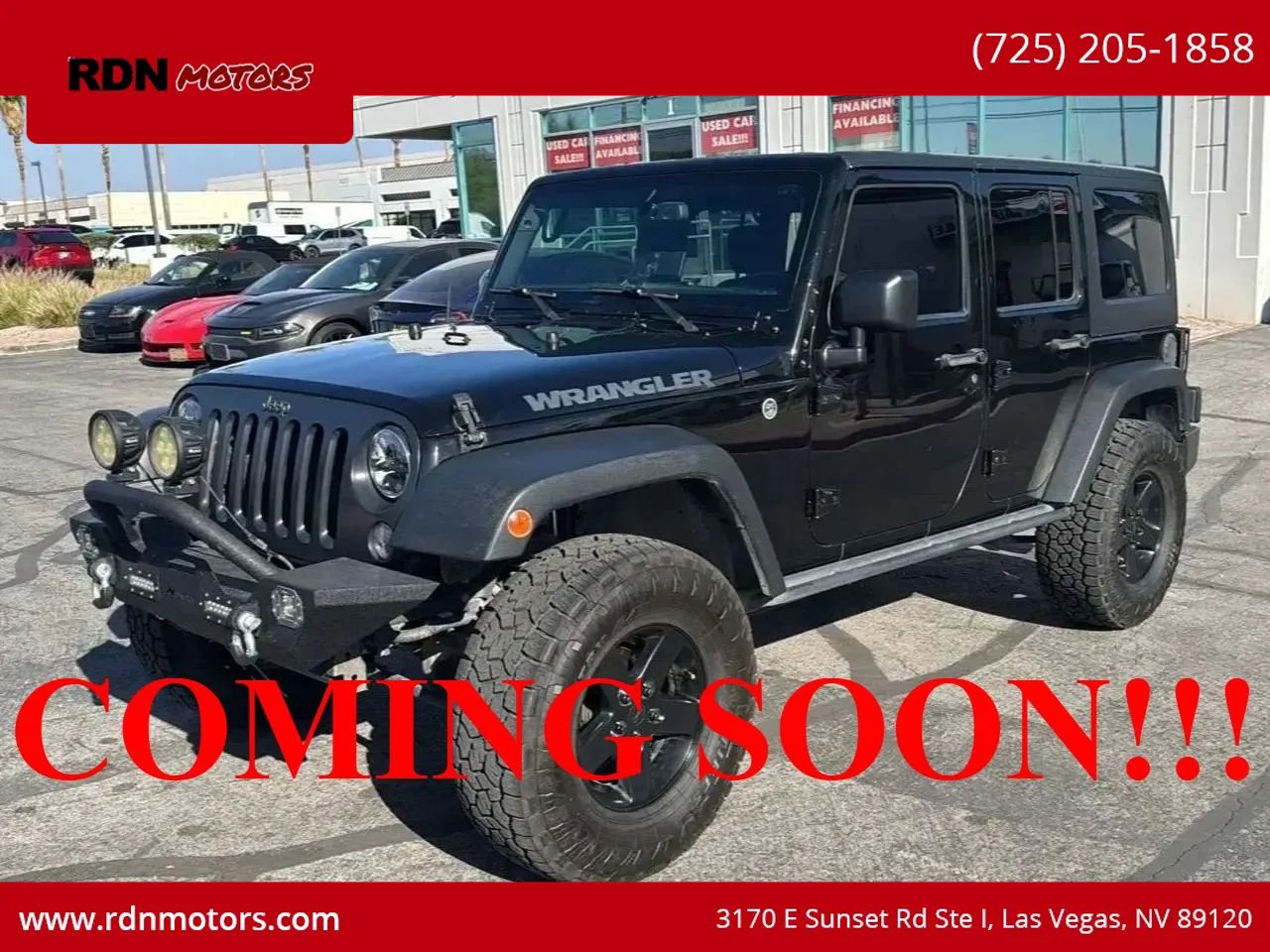2016 Jeep Wrangler Unlimited Sport