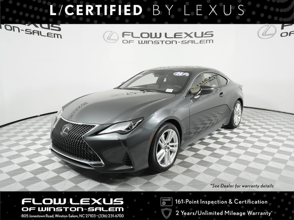 Certified 2024 Lexus RC 300 w/ Premium Package