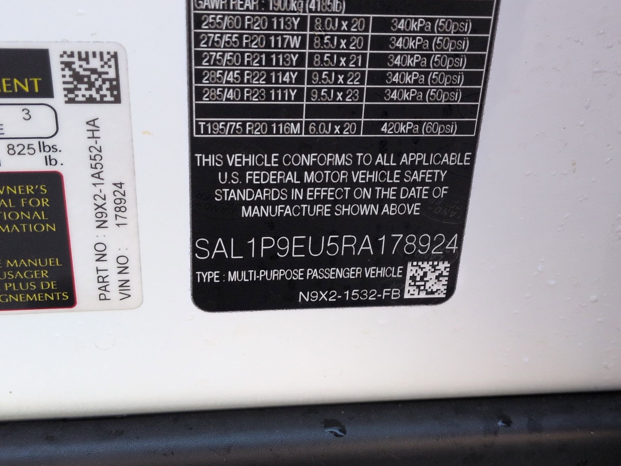 2024 Land Rover Range Rover Sport SE