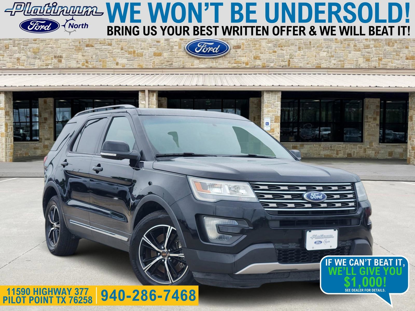 Used 2016 Ford Explorer XLT w/ Equipment Group 202A