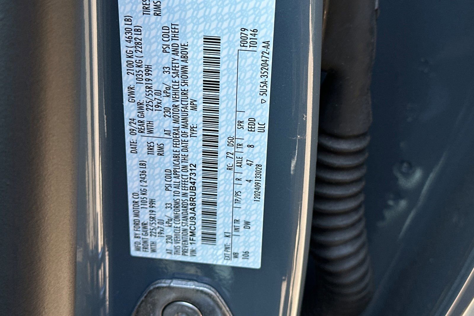 2024 Ford Escape Platinum