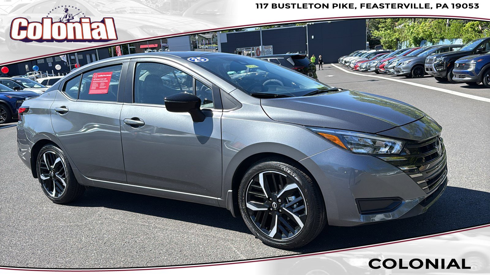 Certified 2025 Nissan Versa SR w/ Trunk Package