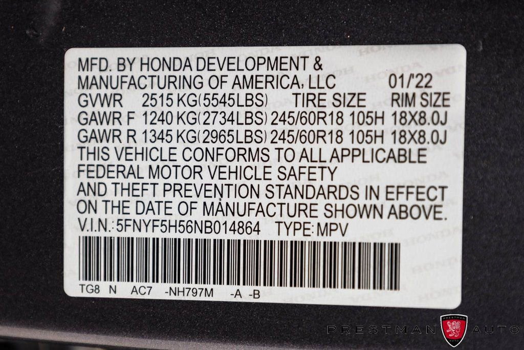 2022 Honda Pilot EX-L