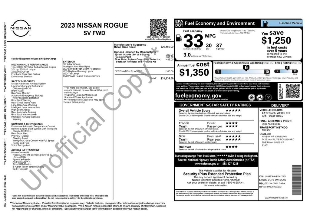 2023 Nissan Rogue SV