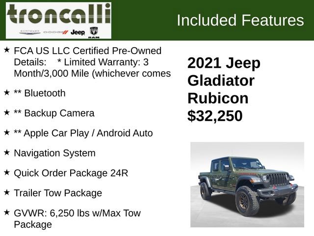 2021 Jeep Gladiator Rubicon
