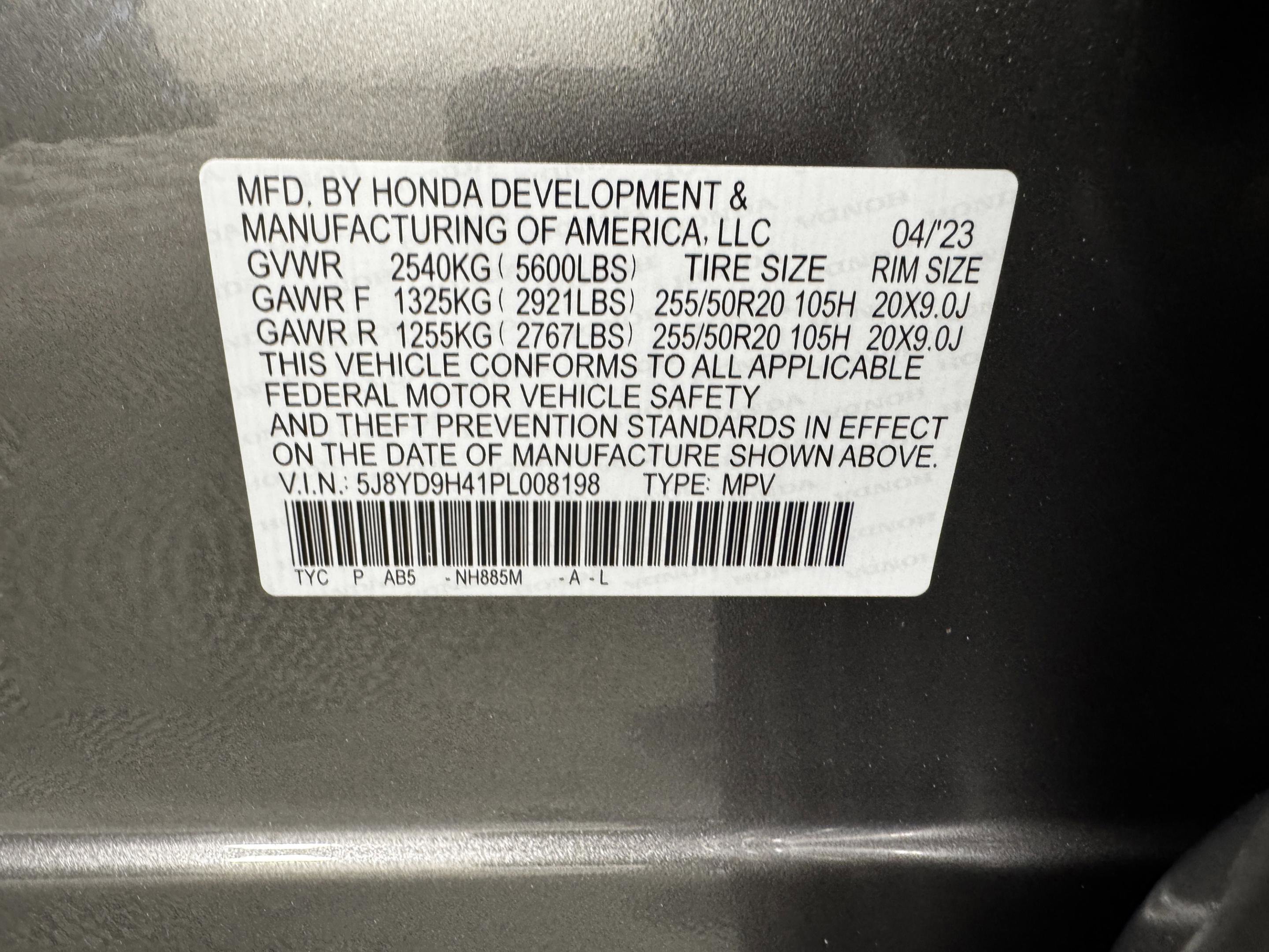 2023 Acura MDX FWD w/ Technology Package