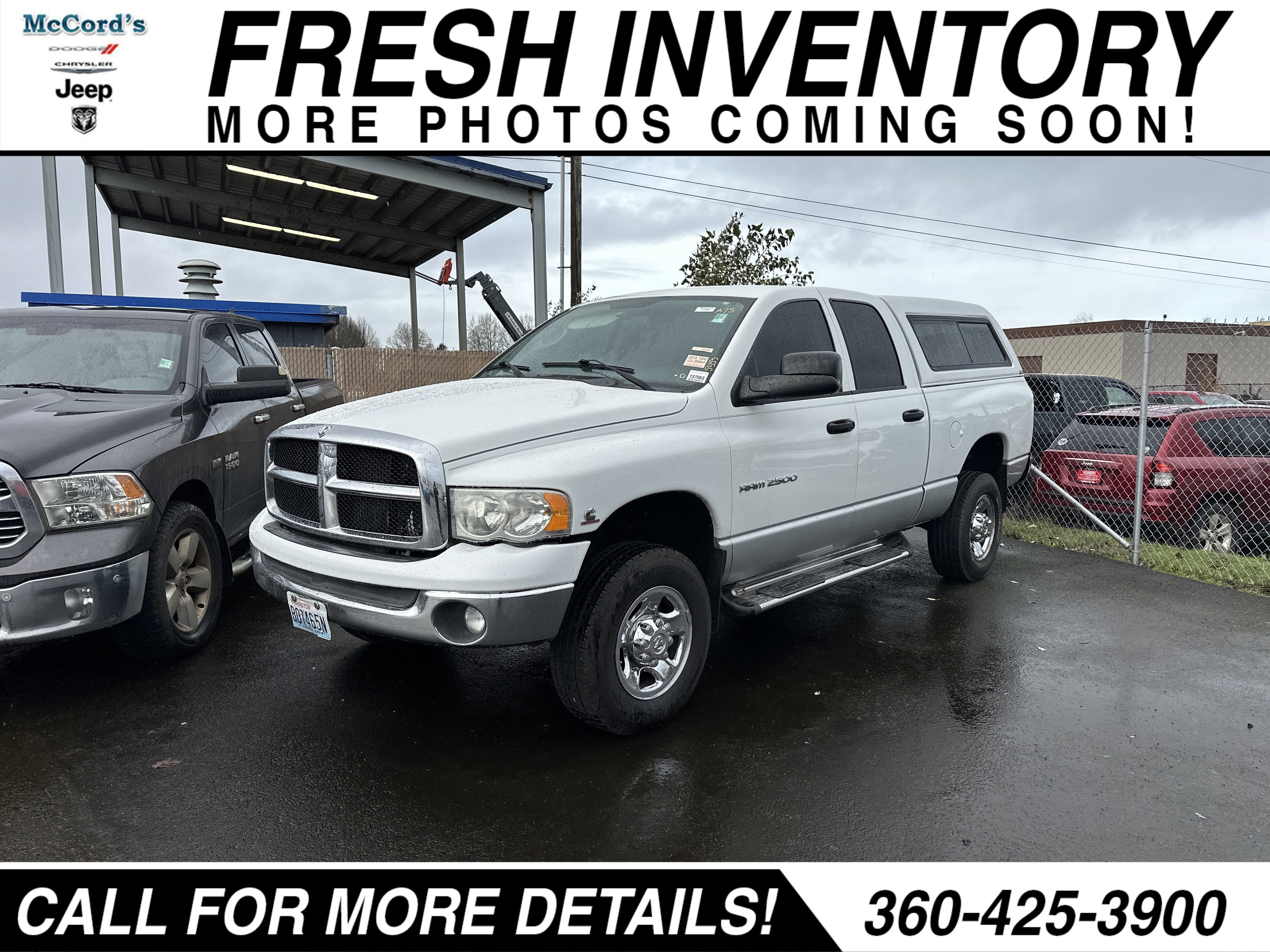 Used 2004 Dodge Ram 2500 Truck SLT w/ Trailer Tow Group
