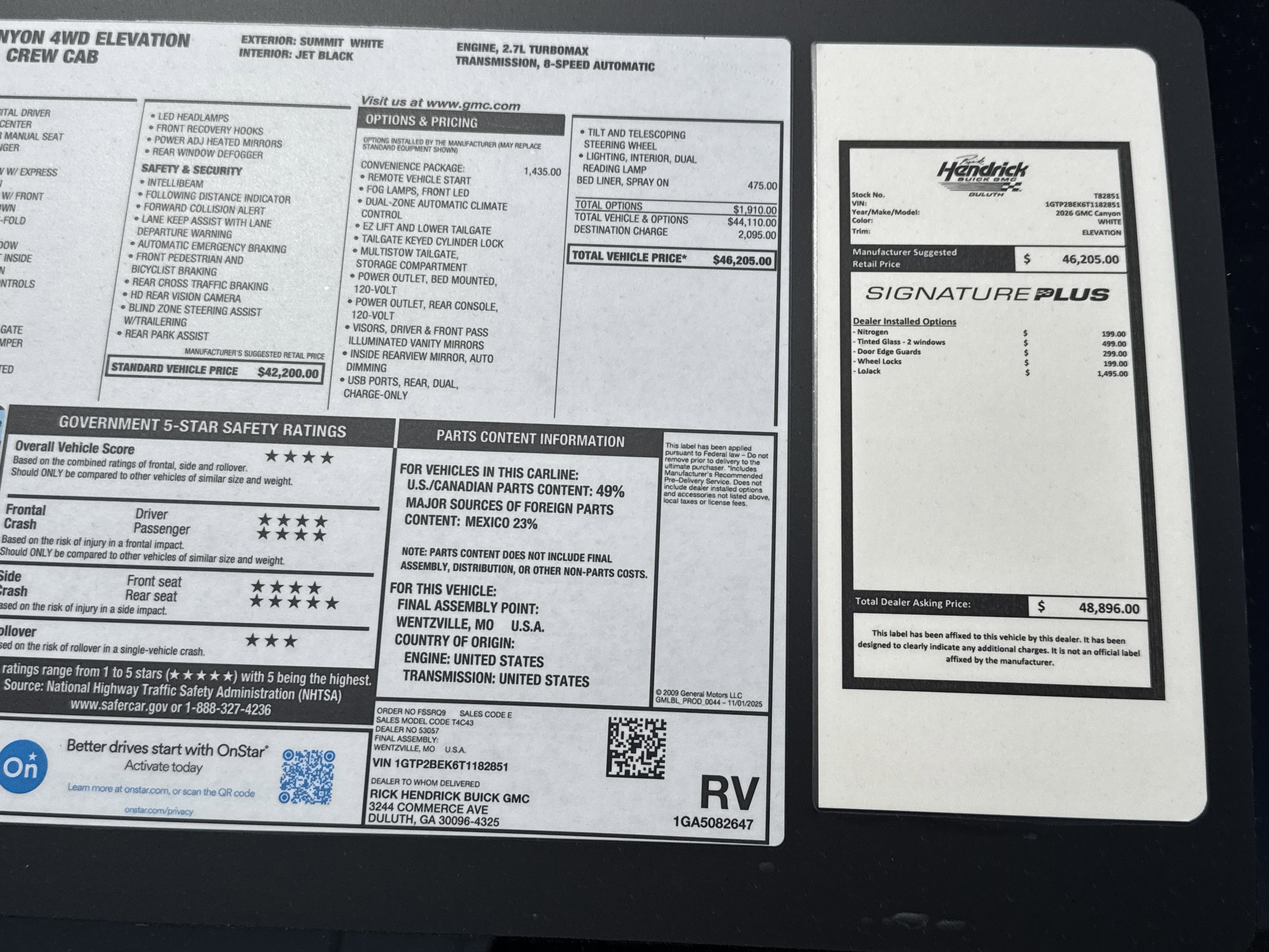 2026 GMC Canyon Elevation