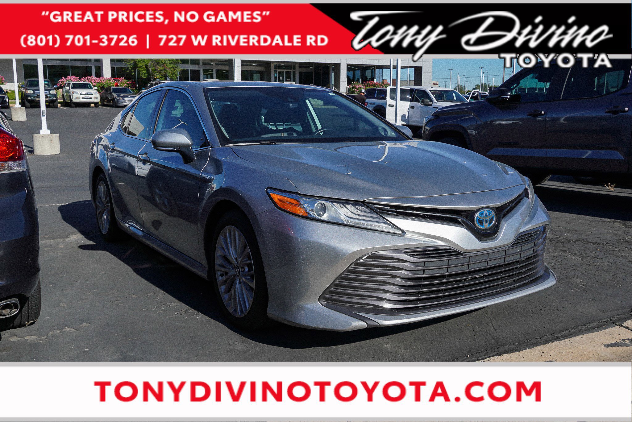Certified 2019 Toyota Camry XLE w/ Sunroof Package