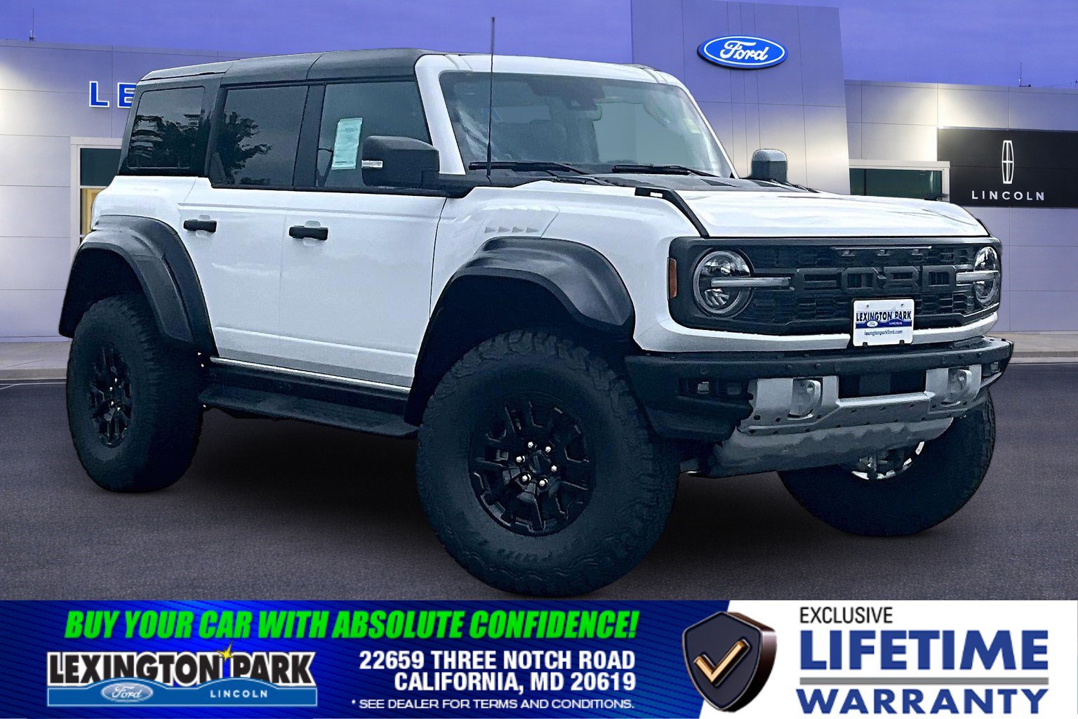 New 2026 Ford Bronco Raptor w/ Interior Carbon Fiber Pack
