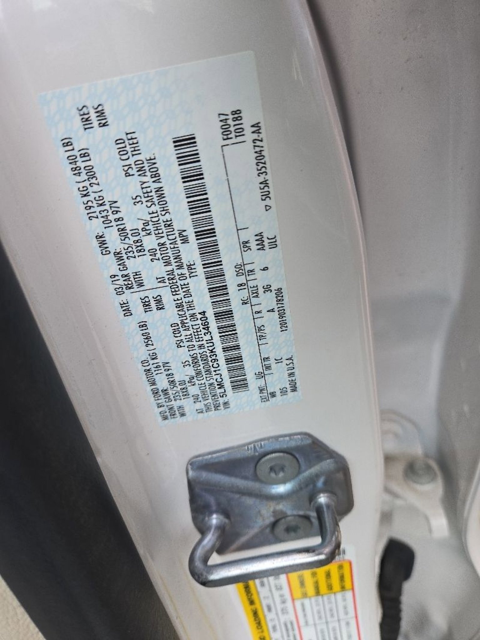 2019 Lincoln MKC Premiere