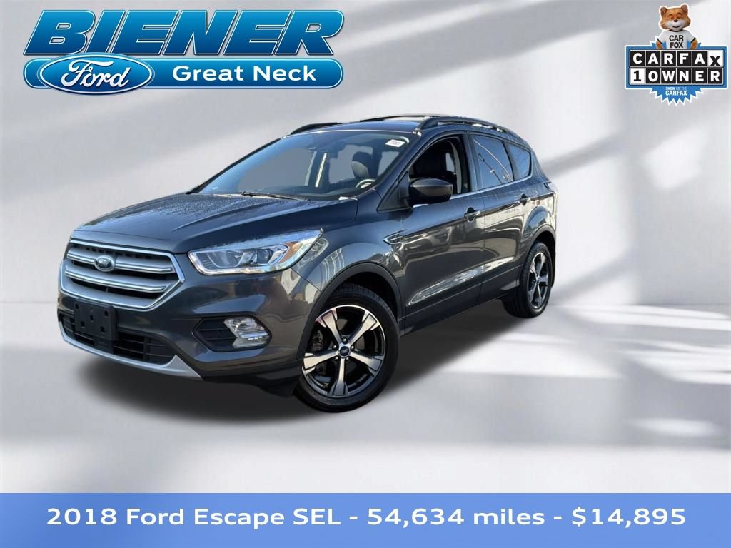 Certified 2018 Ford Escape SEL w/ Ford Safe & Smart Package