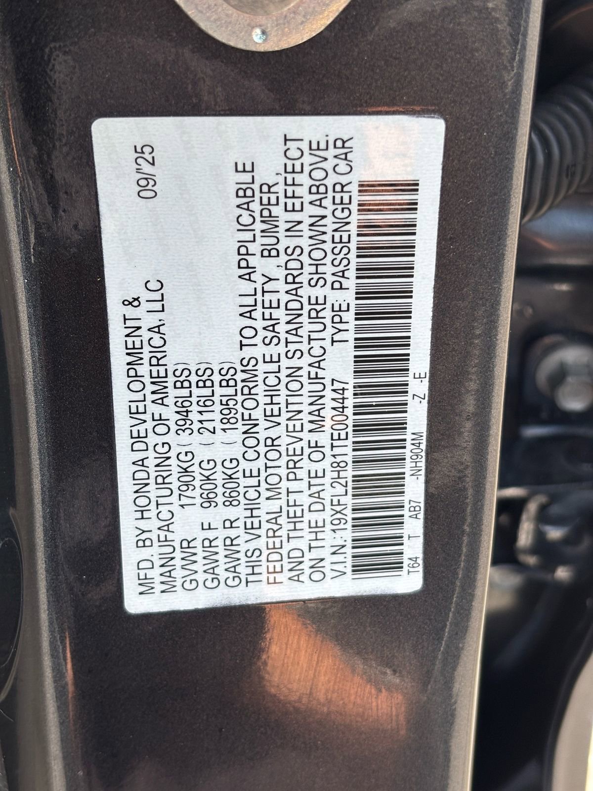 2026 Honda Civic Sport