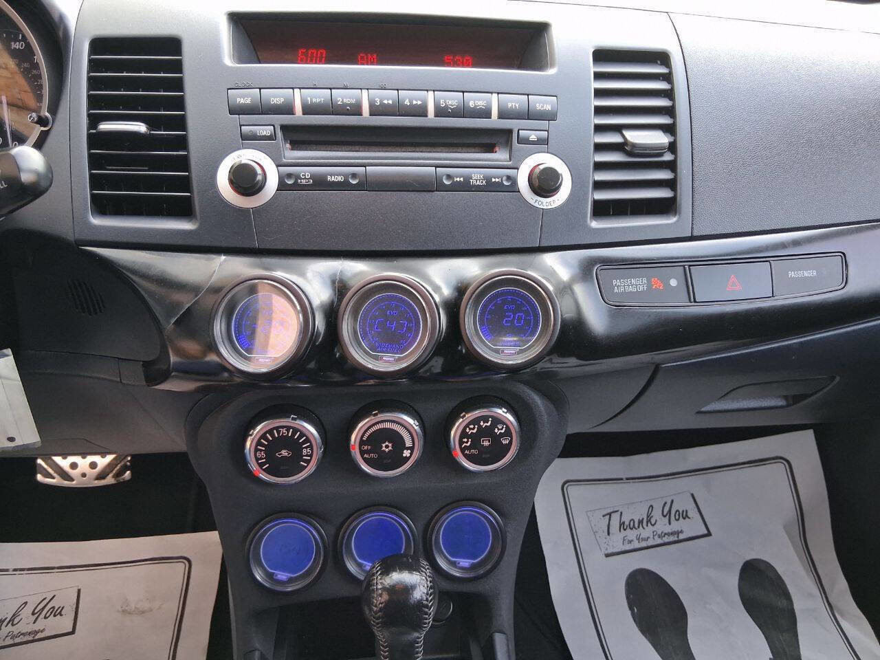 2012 Mitsubishi Lancer Evolution MR