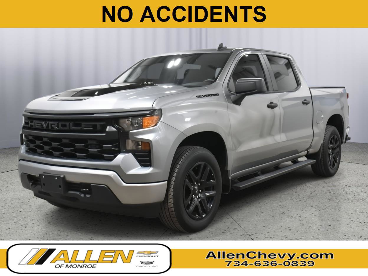 Used 2023 Chevrolet Silverado 1500 Custom w/ LPO, Dark Essentials Package