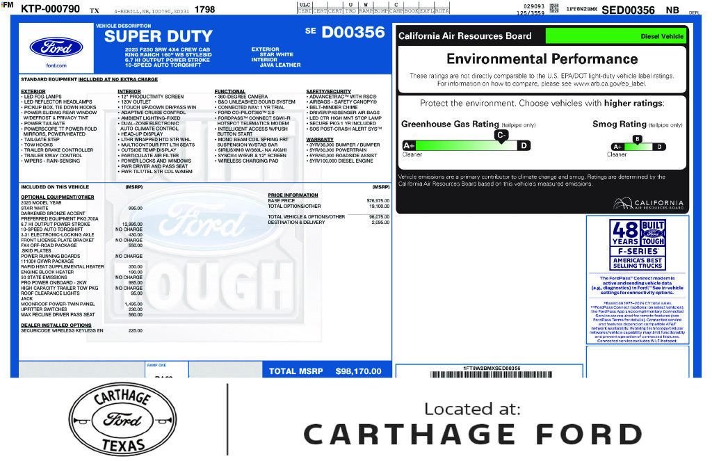 Used 2025 Ford F250 King Ranch