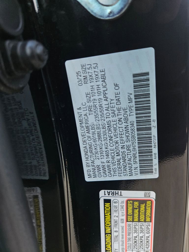 2025 Honda Odyssey Sport-L