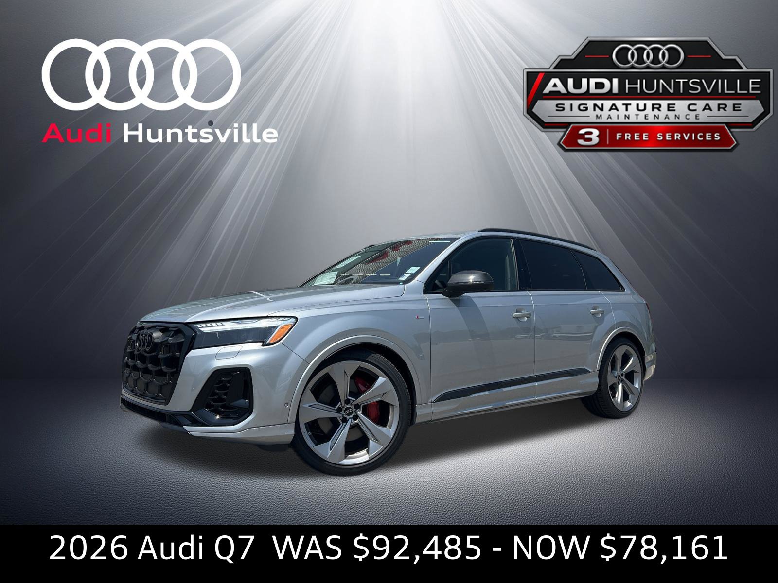 New 2026 Audi Q7 3.0T Prestige