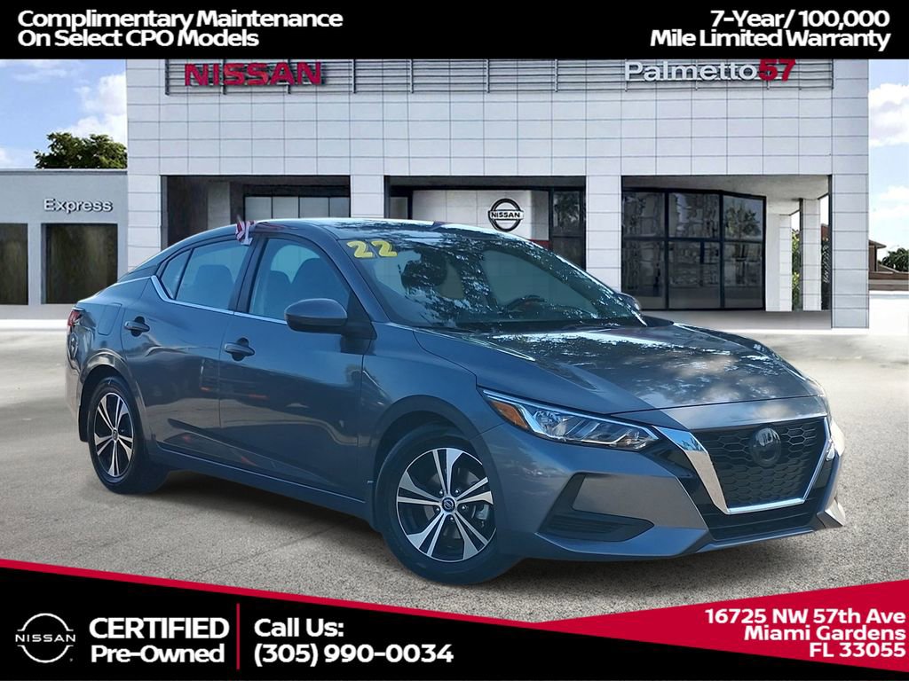 Certified 2022 Nissan Sentra SV w/ All-Weather Package
