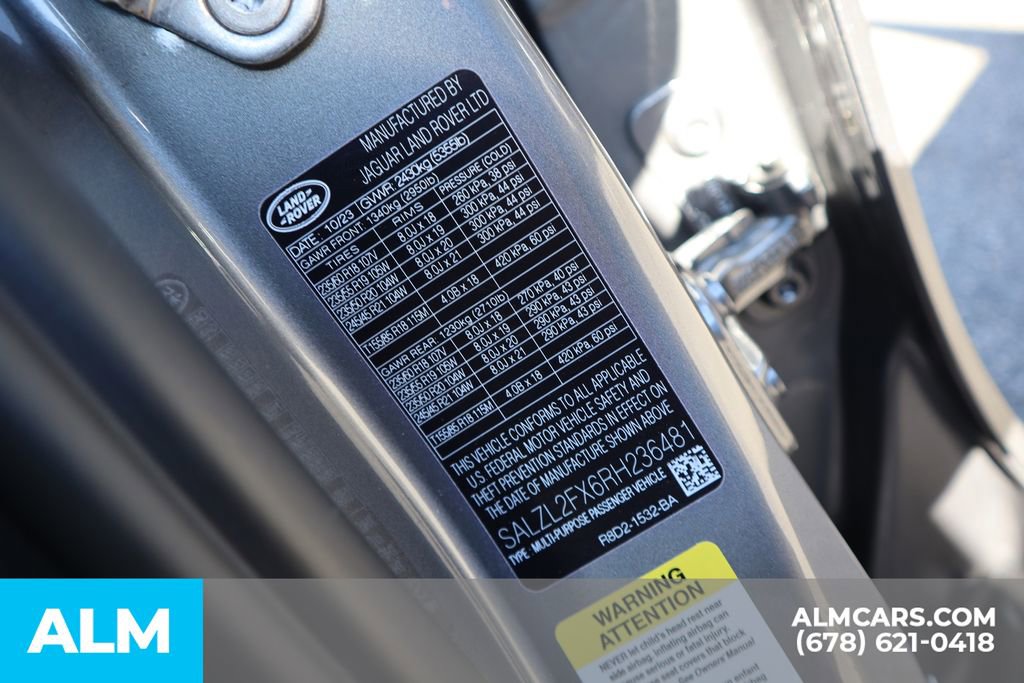 2024 Land Rover Range Rover Evoque Dynamic SE