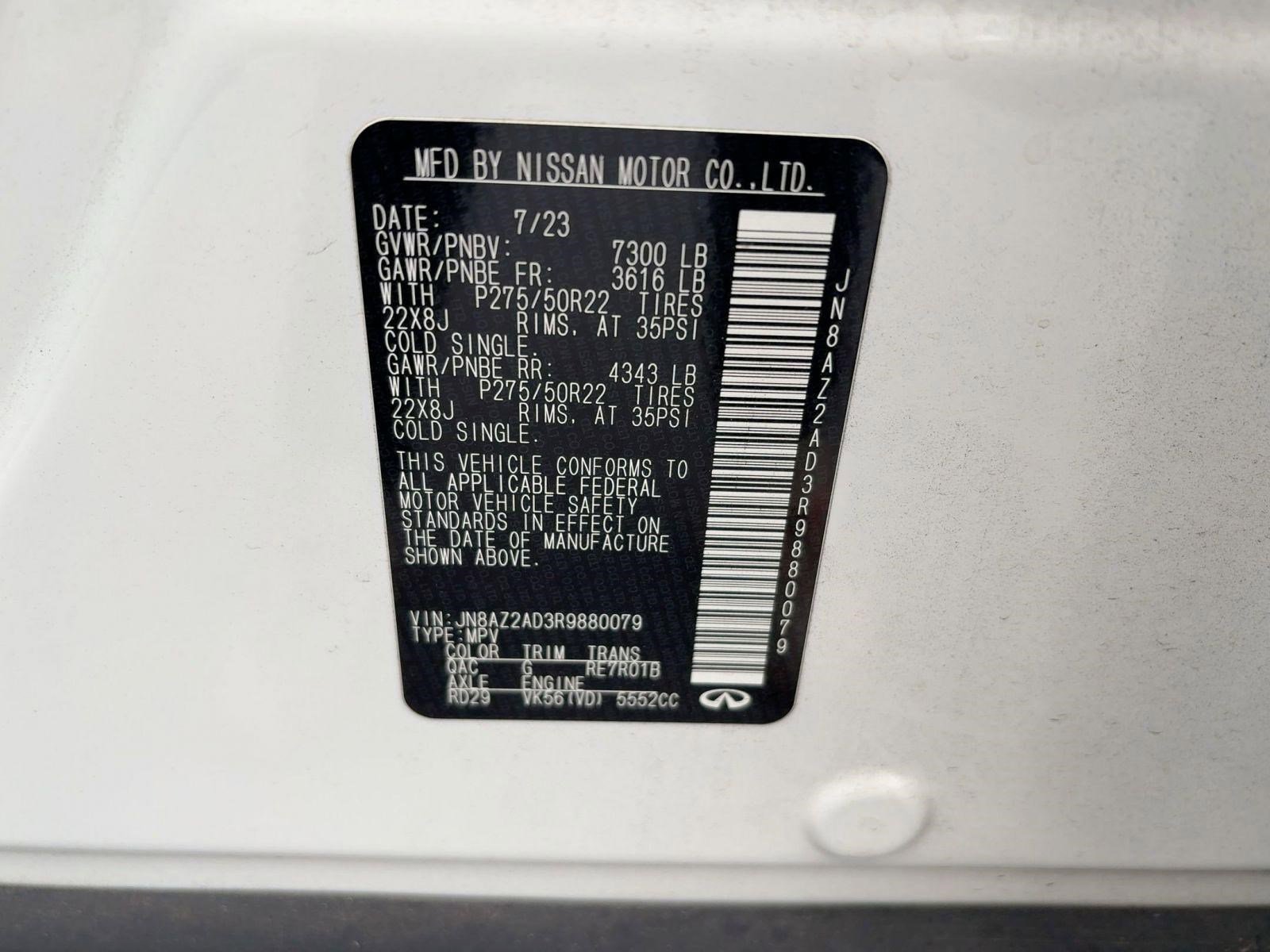 2024 INFINITI Qx80 Premium Select