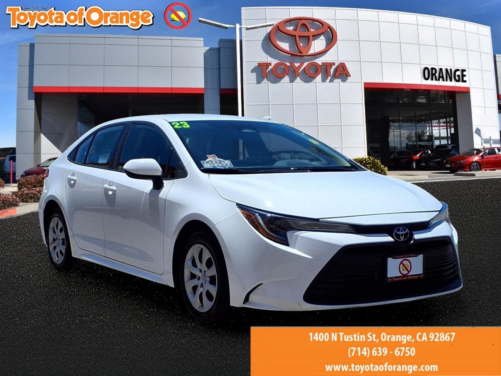Used 2023 Toyota Corolla LE w/ Carpet Mat Package (TMS)