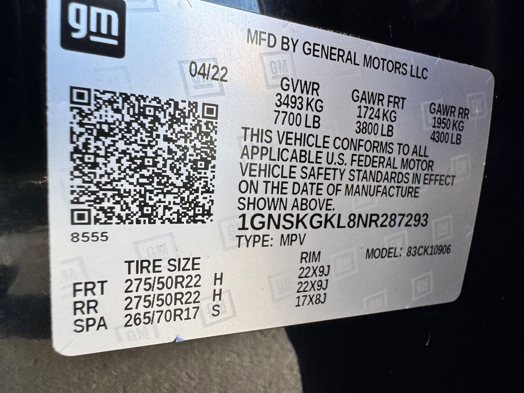 2022 Chevrolet Suburban High Country