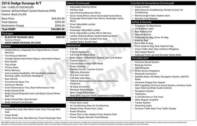 2016 Dodge Durango R/T