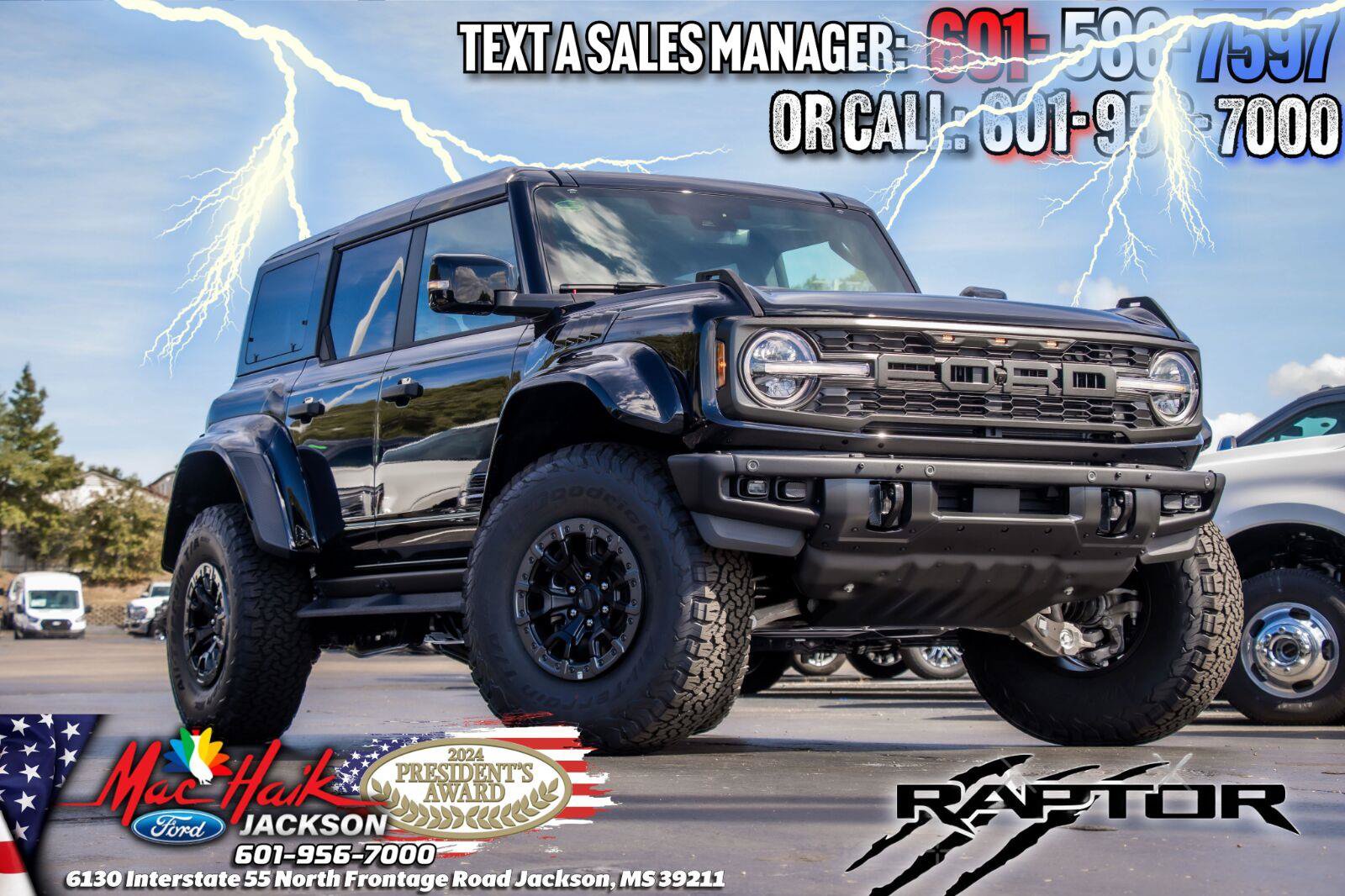 New 2026 Ford Bronco Raptor