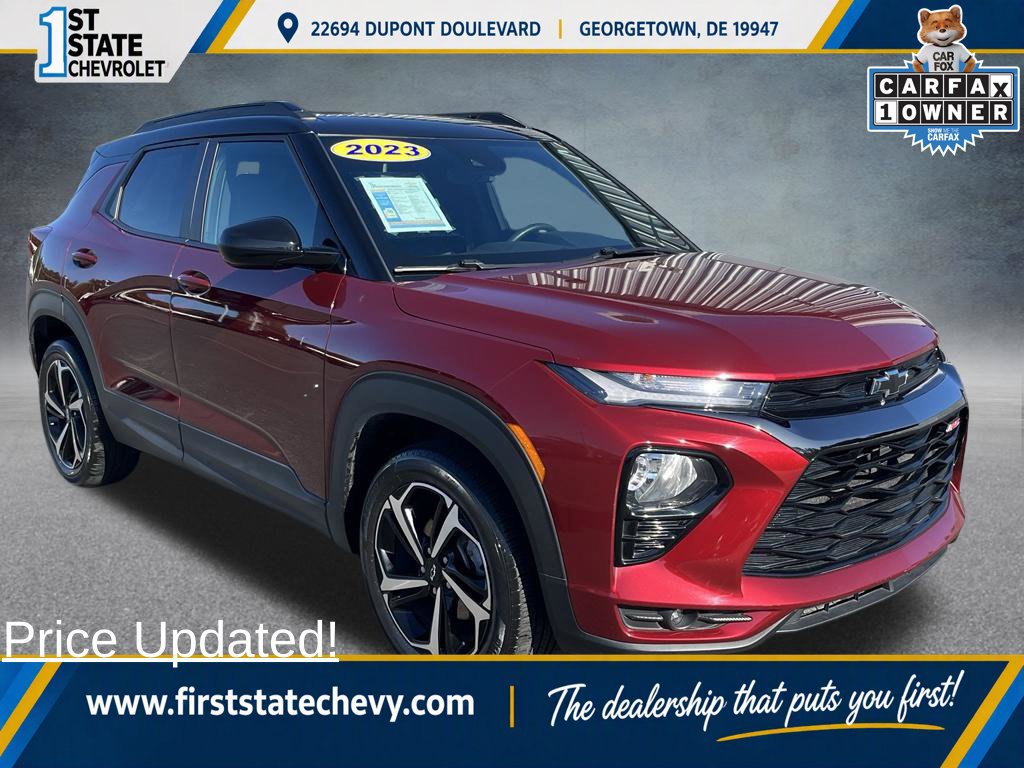Certified 2023 Chevrolet TrailBlazer RS w/ Sun and Liftgate Package