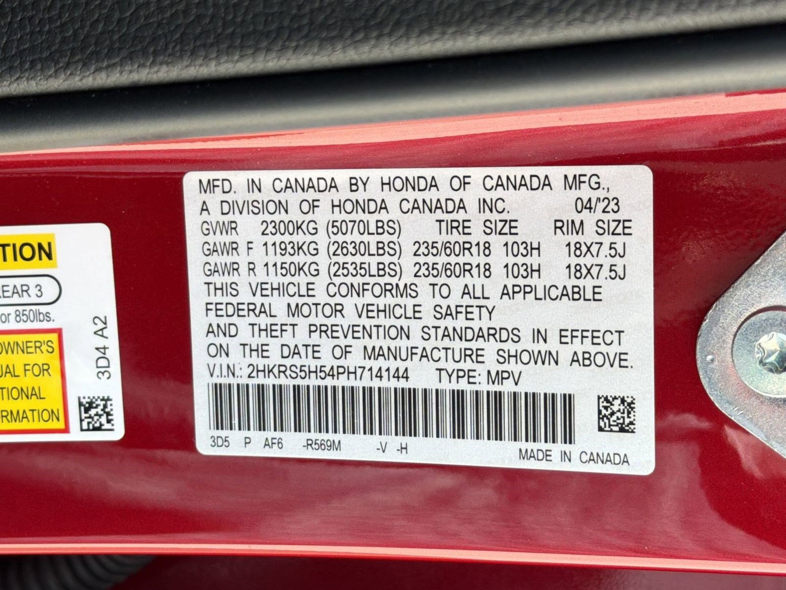 2023 Honda CR-V Sport