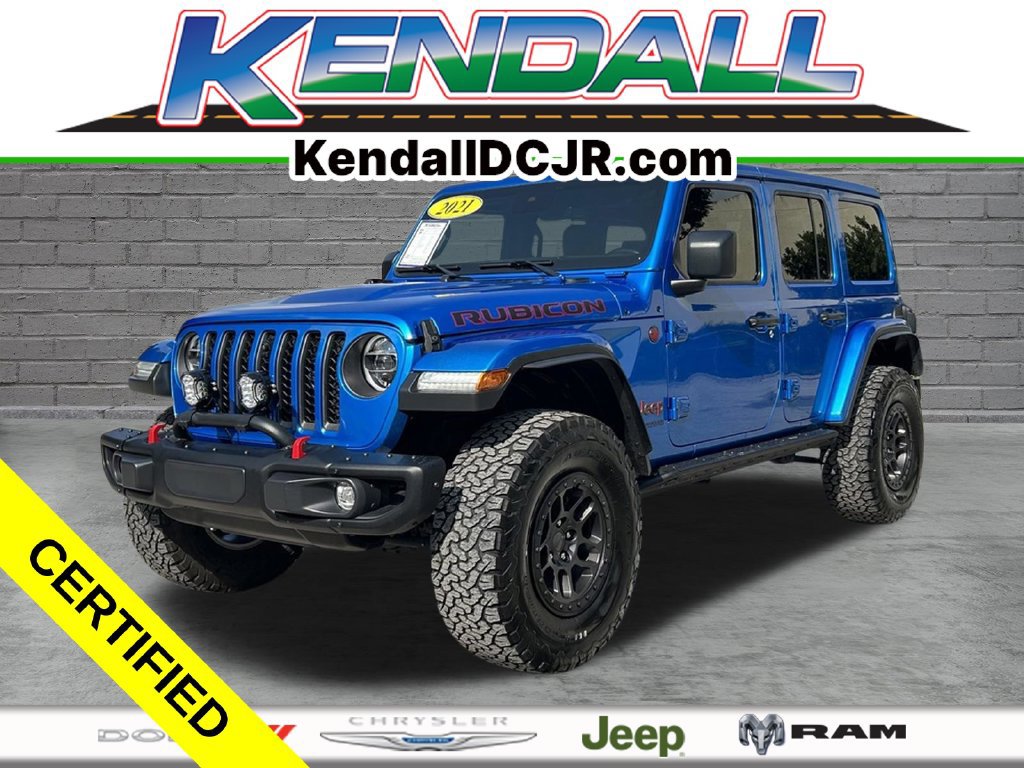 Certified 2021 Jeep Wrangler Unlimited Rubicon w/ Xtreme Recon 35" Tire Package