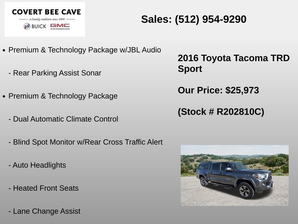 2016 Toyota Tacoma TRD Sport