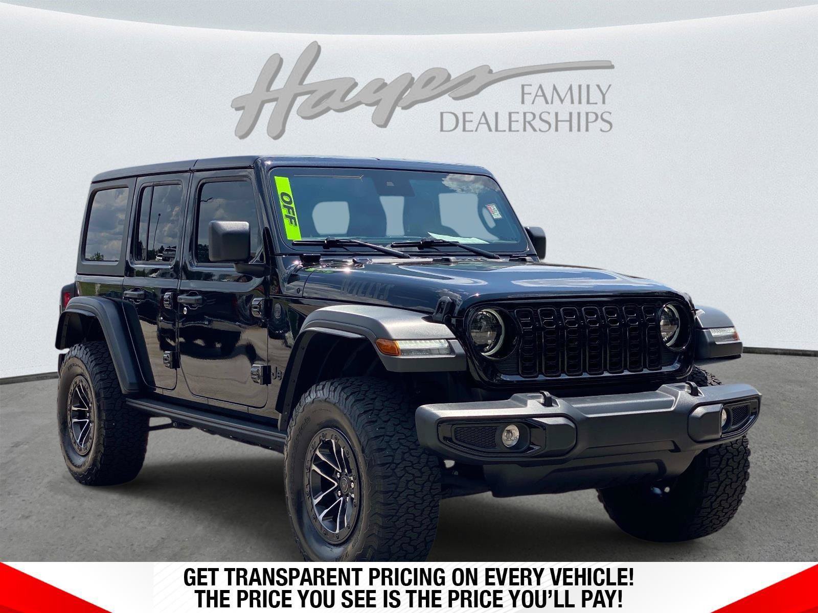 2025 Jeep Wrangler Willys 4 Door 4x4 for sale in Lawrenceville, GA